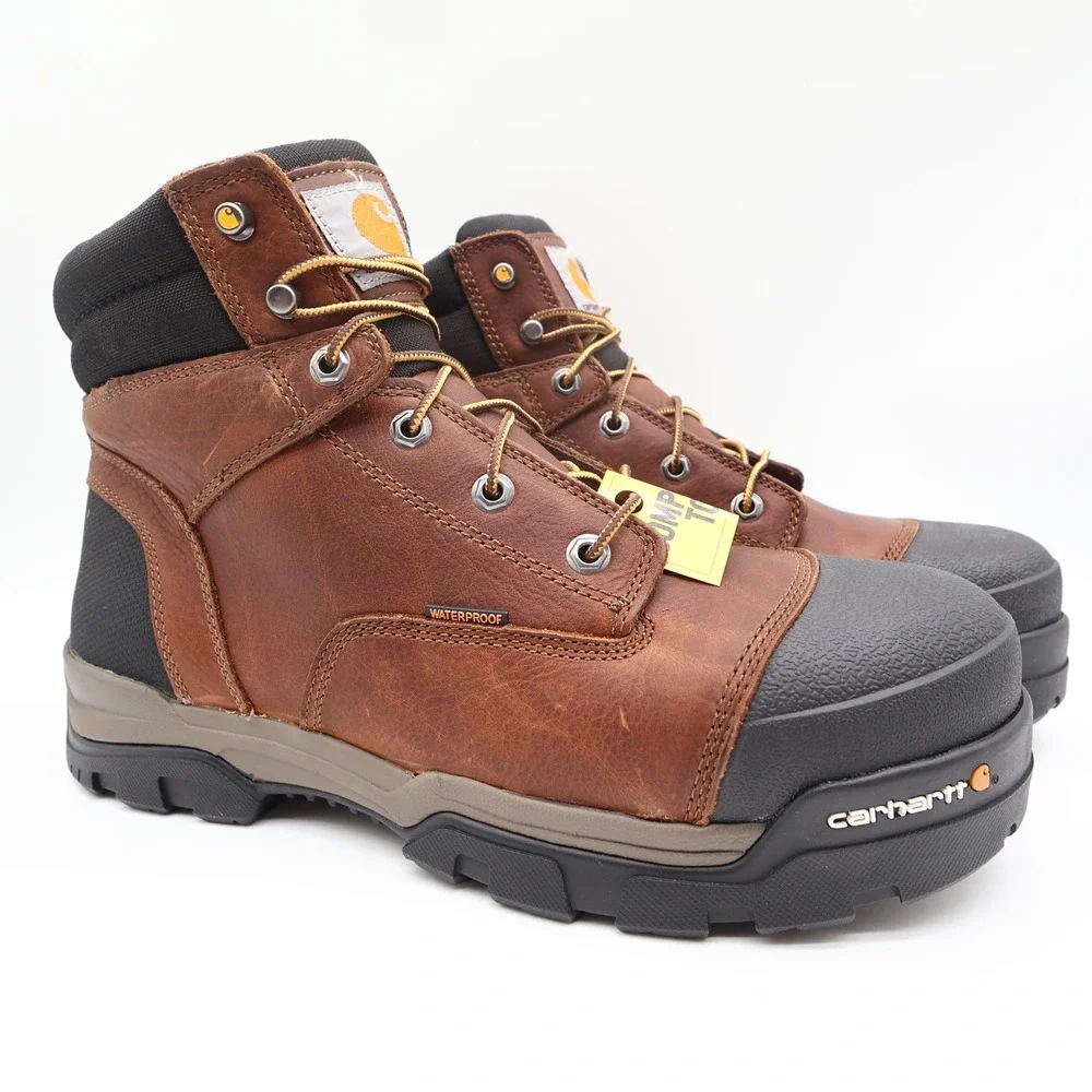 Carhartt Work Boots Mens 11 Wide CME6355 Ground Force Waterproof Safety Toe NIB